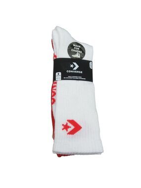 Converse Half Cushion Crew Socks Multi (3 Pairs) Pack Men's Size 6-12 NEW